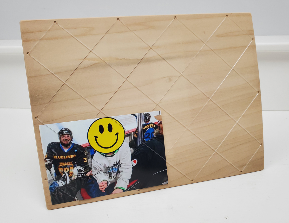 myPicboard Lasting Impressions Display Hockey Charity Smiley