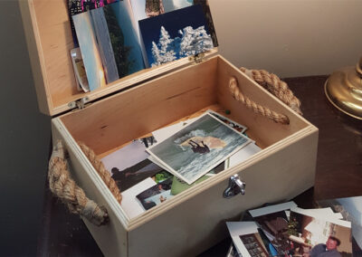 Pictures at risk at being lost in a box of pictures