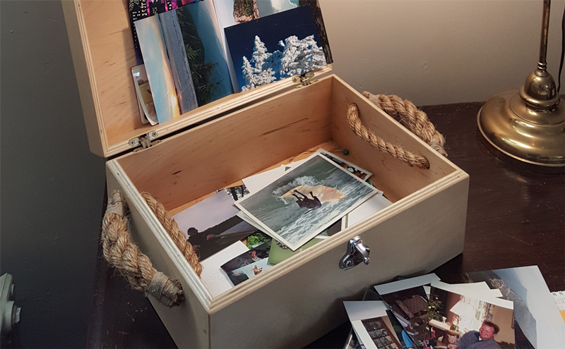 Pictures at risk at being lost in a box of pictures